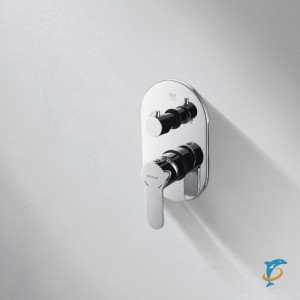 Смеситель встраиваемый в стену Bravat New Moon (3-функц)  (P69191C-2-RUS)