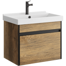 Тумба с раковиной Aqwella Urban 60 подвесная дуб балтийский — 