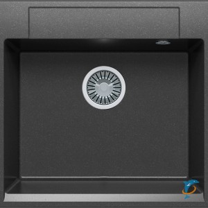 Мойка кухонная Polygran ARGO-560 Чёрный  (575806)
