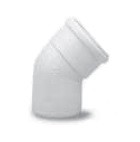 Отвод полипропиленовый 45°, диам. 80 мм, HT для конденсационных котлов BAXI — Отвод полипропиленовый 45°, диам. 80 мм, HT для конденсационных котлов BAXI