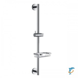 Стойка с мыльницей Хром (металлическая) R-0037  (R-0037)