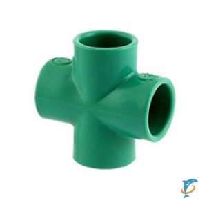 Крестовина равнопроходная Baenninger из полипропилена PP-RCT, модель G8180B  50мм  (7551100011)