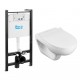ПЭК Roca Victoria Pack 893105010 подвесной унитаз Rimless + инсталляция + Slim сиденье дюропласт  (893105010)