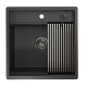 Стальная кухонная мойка Granula KS-5051 черный матовый  (KS-5051 черный матовый)