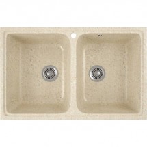 Кухонная мойка GreenStone GRS-15-328 бежевая — 