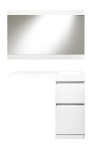 Мебель для ванной El Fante напольная Даллас 100 Люкс белая PLUS правая — Мебель для ванной El Fante напольная Даллас 100 Люкс белая PLUS правая СС-00000514 + СС-00000517 + СС-00000311