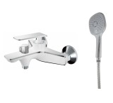 Смеситель для ванны HAIBA HB60548-8 латунь, белый/хром — 