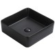Раковина накладная Azario 415х415х135 чёрная AZ-7050DMB  (AZ-7050DMB)