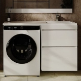 Тумба для комплекта подвесная Style Line Даллас Леон 120 Люкс PLUS, белая — 