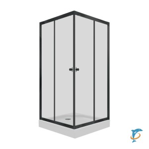 Душевое ограждение Тритон Вента-Блэк 90х90  (Щ0000054465)