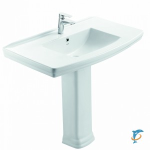 Раковина с пьедесталом Creo Ceramique ORLEANS 800х545х870  (OR3100+OR3110)