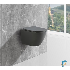 Унитаз подвесной ESBANO AMAPOLA матовый серый (ESUPAMAPGM)