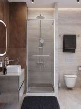 Душевая дверь CEZARES LUX-B-FS-1-70-C-CR, профиль хром глянцевый &mdash; 