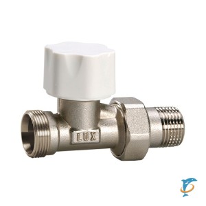 Линейный термостатический вентиль LUXOR RD 211 под термоголовку  (12322100)