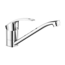 Смеситель DECOROOM DR71018 одноручный  для кухни с поворотным изливом — 