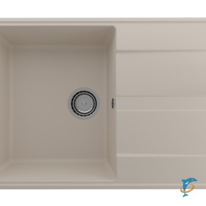 Мойка ULGRAN Quartz Prima 750 Лен  (Prima 750-02)