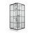Душевая кабина Niagara Standart ST100/15QL/KL/BKT (100х100х225) низкий поддон(15см),черный,стекло прозрачное