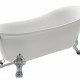 Ванна акриловая Azario CARDIFF 1700x760x800, в комплекте с сифоном и металлическими ножками CAR17076  (CAR17076)
