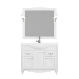 Комплект мебели ValenHouse Эллина 105 белый без пенала, фурнитура хром — 