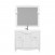 Комплект мебели ValenHouse Эллина 105 белый без пенала, фурнитура хром