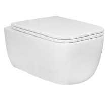 Унитаз подвесной AZARIO FLAVIA торнадо 515х360х360 быстросъемное сиденье микролифт (AZ-0076-UQ1) — 