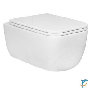 Унитаз подвесной AZARIO FLAVIA торнадо 515х360х360 быстросъемное сиденье микролифт (AZ-0076-UQ1) (AZ-0076-UQ1)