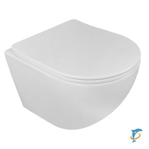 Унитаз подвесной Loranto ESTER 360х485х320 с системой смыва "Tornado" (87265) (87265)