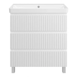 Тумба с раковиной Brevita Victory 80 (белая) &mdash; 