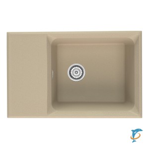 Мойка кухонная Point Этна 78 светло-бежевый  (PN3012BG)