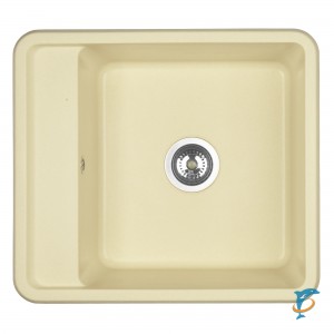 Мойка для кухни из литого мрамора Aquaton Беллис 57 шампань 1A724932BS290  (1A724932BS290)