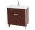 Тумба для комплекта Misty Джулия Qvatro 90 с 2-мя ящиками коричневая