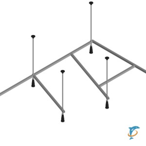 Каркас для ванны CORPA NERA Siena 170 см усиленный, на 6 опорах  (CN05T055170)