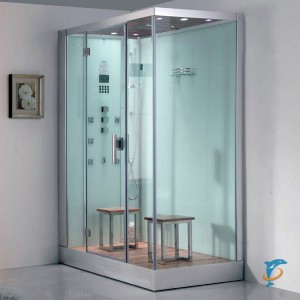 Пародушевая кабина EAGO OSLO прямоугольная 150x90x226 см, левая, белая  (DZ961F8 (W) L)