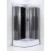 Душевая кабина Loranto 1200x800x2150 правая, поддон 25 см, 4 мм прозрачное стекло с рисунком 