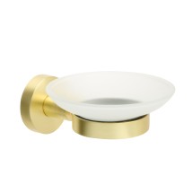 Мыльница стекло золото-сатин Fixsen COMFORT GOLD FX-87008 — 