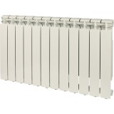 Stout Bravo 500 12 секций радиатор алюминиевый боковое подключение — 