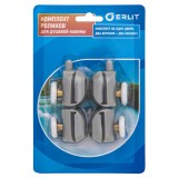 Ролики Erlit 23 мм 1 серия комплект на дверь ER, блистер &mdash; 