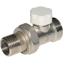 STOUT SVL Клапан запорно-балансировочный прямой, 1/2&quot; х 3/4&quot;ЕК — 