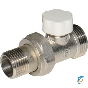 STOUT SVL Клапан запорно-балансировочный прямой, 1/2" х 3/4"ЕК  (SVL-1196-000015)