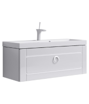 Тумба для комплекта Aqwella 5 Stars Infinity 100 подвесная белый — 