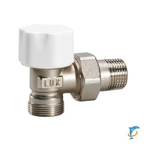 Угловой термостатический вентиль LUXOR RS 212 под термоголовку (12122100)