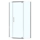 Душевое ограждение Loranto NEO 100x100x190 прозрачное закаленное стекло 8 мм, Easy clean, профиль серебро, без поддона (CS-22108-100)  (CS-22108-100)