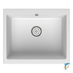 Мойка кухонная Point Сидли 55 белый  (PN3007W)
