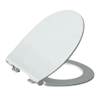 Крышка-сиденье VitrA S20 Square 805-003-009 микролифт, белый &mdash; Крышка-сиденье для унитаза VitrA S50 с микролифтом