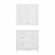 Комплект ValenHouse Лиора 90 белый комод и шкаф, фурнитура хром