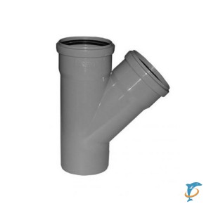 Тройник канализационный Ф32/45* (Политек)  (203245)