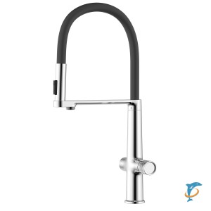 Смеситель для кухонной мойки Azario ADVANTAGE гибкий излив, хром (AZ-VRG569223C) (AZ-VRG569223C)