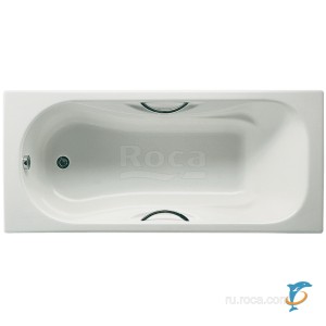 Ванна Roca Malibu 160x70 с отверстиями для ручек, anti-slip 2334G0000  (2334G0000)