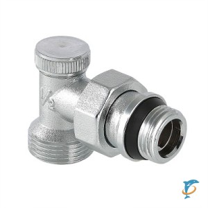 Кран настроечный угловой с самоуплотняющимся полусгоном VALTEC 1/2"x3/4" «евроконус»  (VT.019.NER.04)