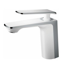 Смеситель для раковины HAIBA HB10548-8 латунь, белый/хром — 